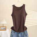 Hope & Sunshine - Ribbed Modal Padded Camisole Tank Top