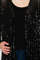 Origami Apparel ~  Lace and Crochet inspired - OLS-4637 BLACK