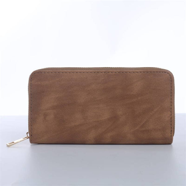 Fashion Style Group - SMOOTH HAND STRAP ZIPPER WALLET