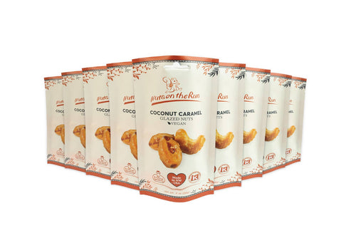 Nuts On The Run - Coconut Caramel Glazed Nuts