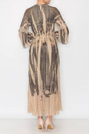 Origami Apparel ~  Lace and Crochet inspired - OLS-4658 TP/RODEO