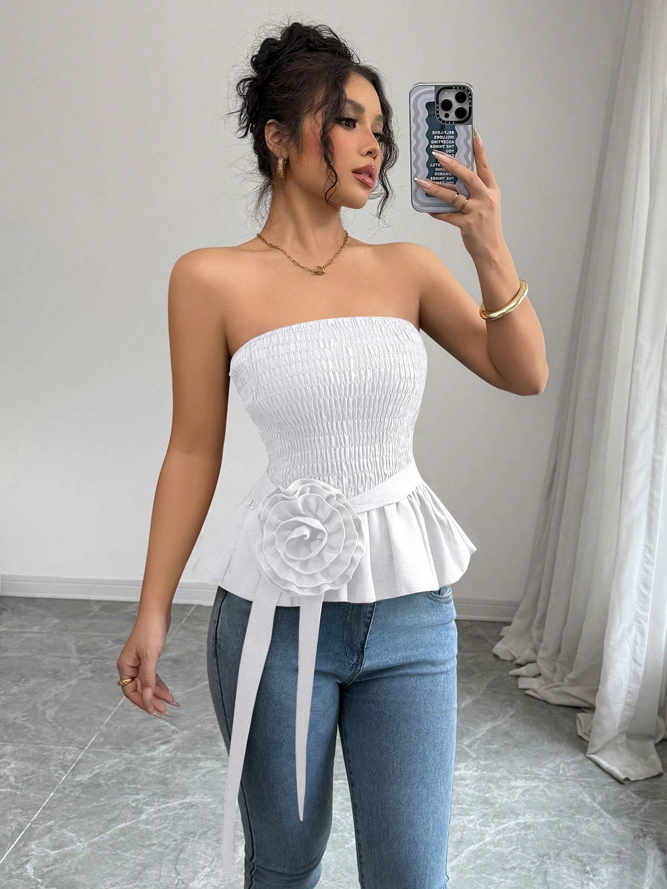 Hope & Sunshine - Solid Color Strapless Tube Top