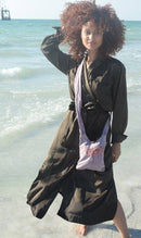 Earth Divas - Stonewashed Cotton Boho Hippie Crossbody Shoulder Bag Purse