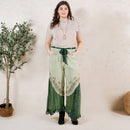 Young Threads - Boho Overdyed Rayon Bellbottom Pants : Gravel / PLUS (XL-1X-2X-3X 1-2-2-1)