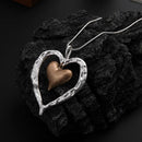 Ole - Double Heart Pendant Alloy Necklace