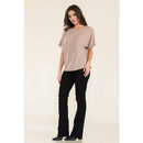 Perseption - VERTICAL YOKE CUFF DOLMAN KNIT SWEATER