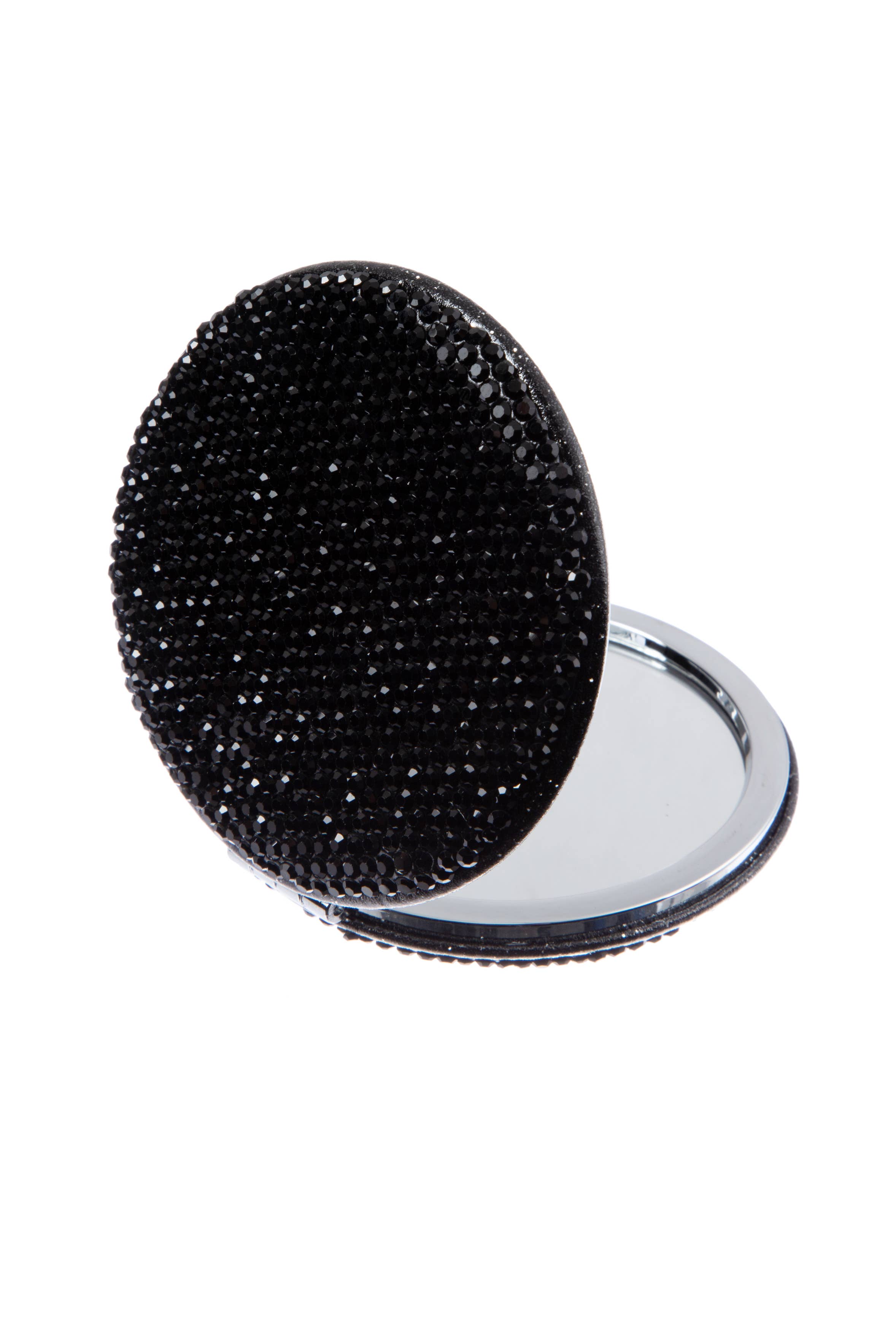 Ole - Circle Rhinestone Folding Makeup Mirror
