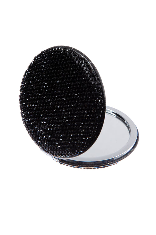 Ole - Circle Rhinestone Folding Makeup Mirror
