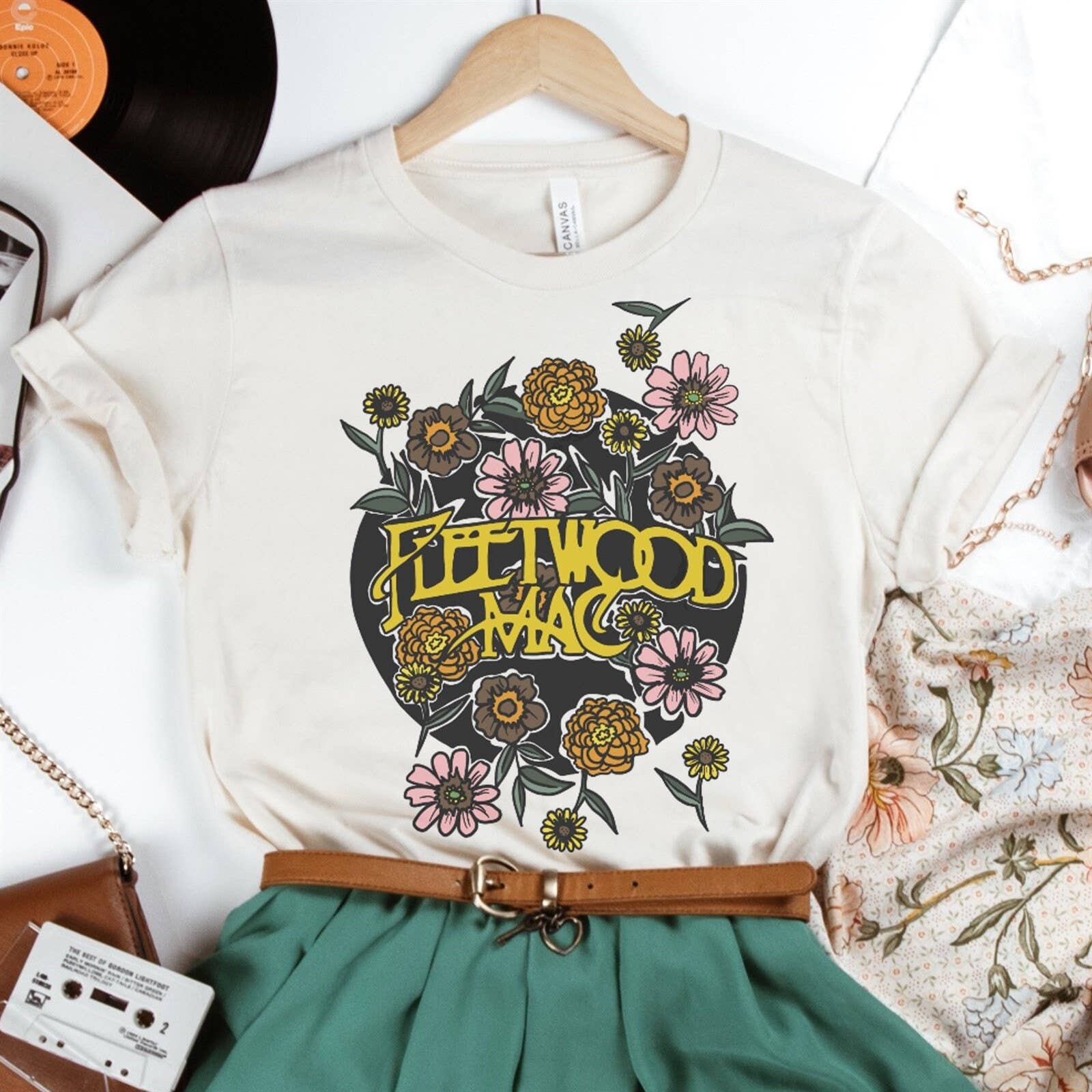 Par.tees by Party On! - Fleetwood Mac Rock Sublimation Tees by Party On Design
