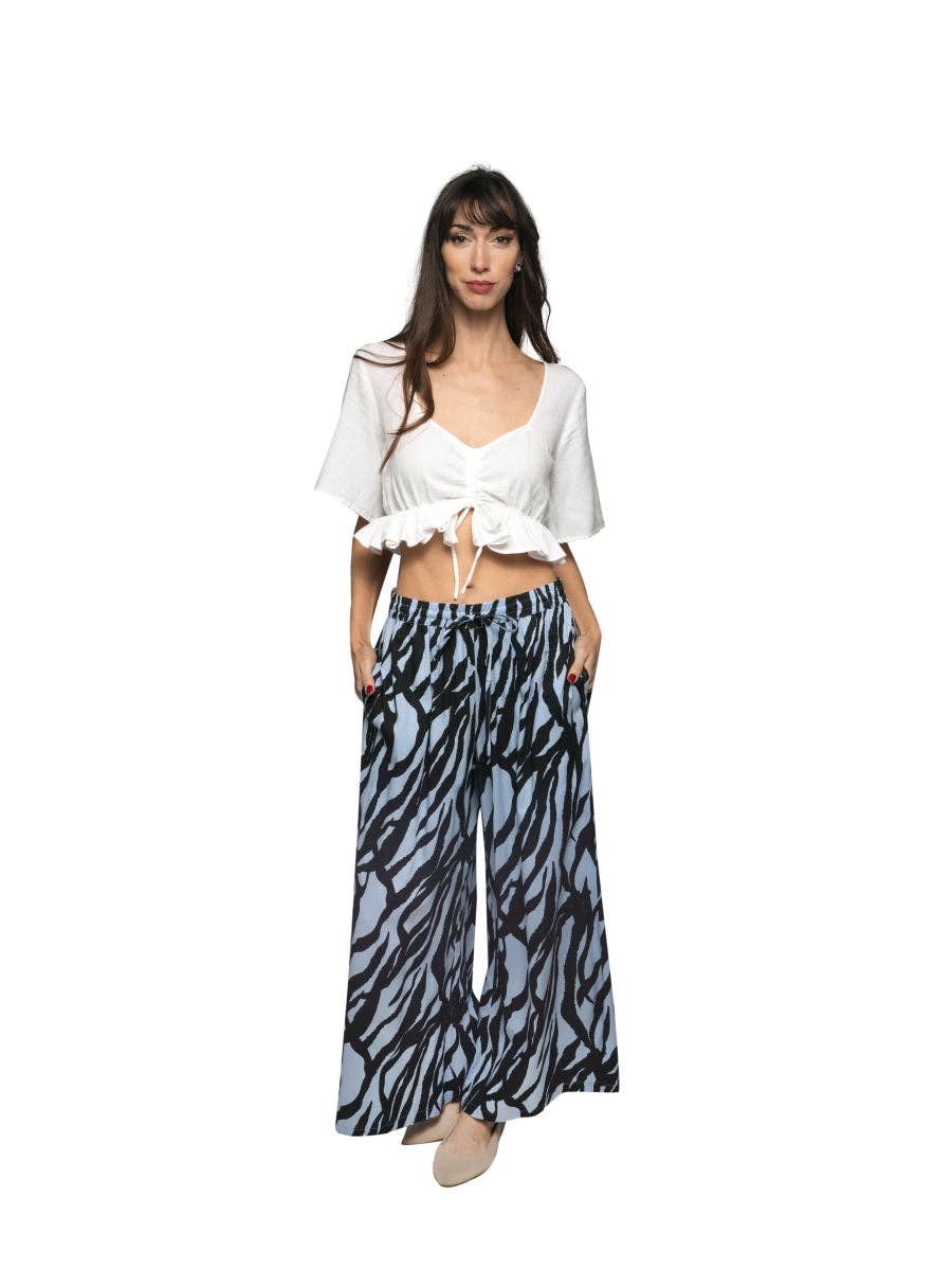 Sacred Threads - Block Print Baggy Palazzo Pants