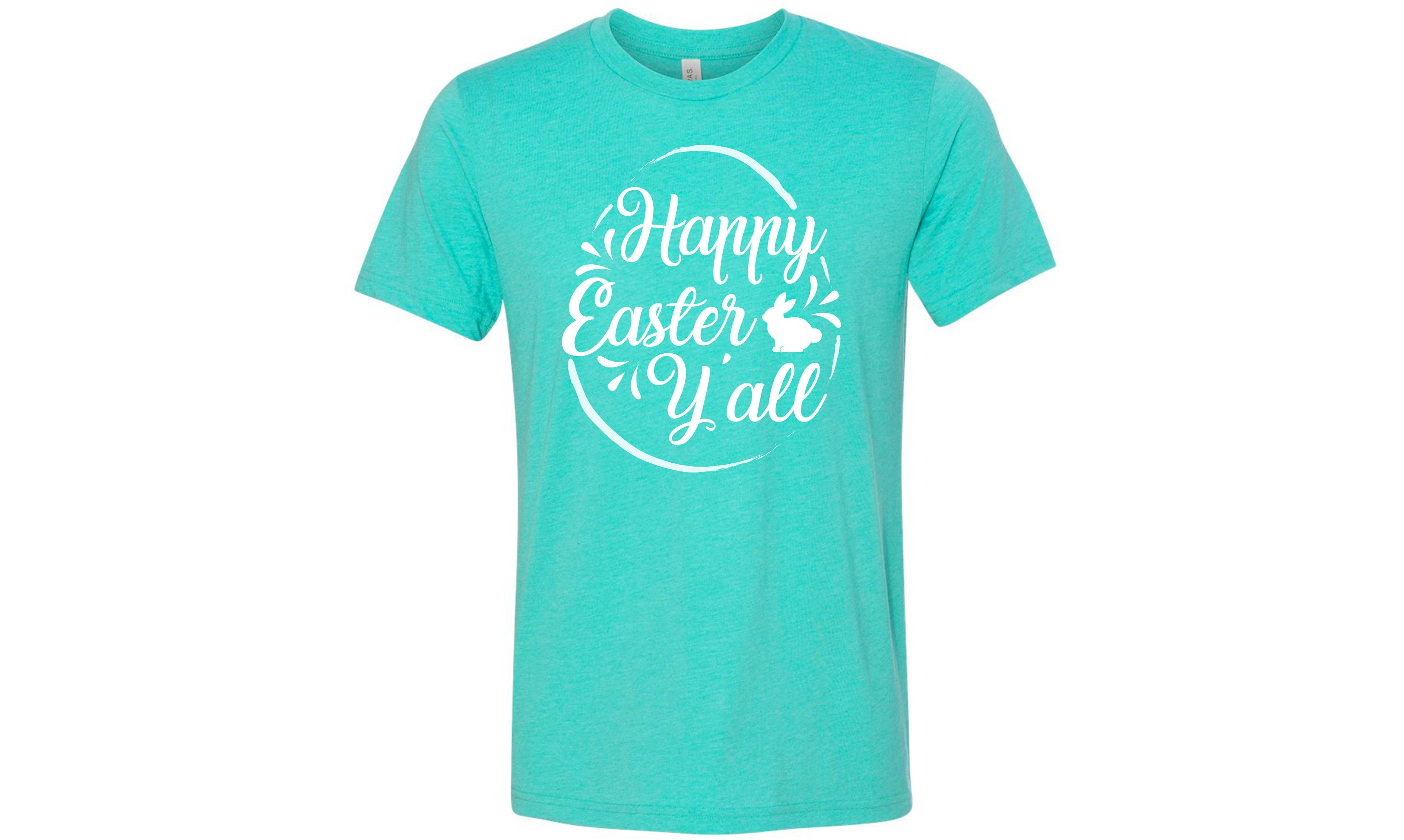 ShopTrendsNow - Unisex Easter Inspired Cross Tri-blend Tees