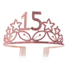 Ole - Birthday Star Rhinestone Crown Headband L3959
