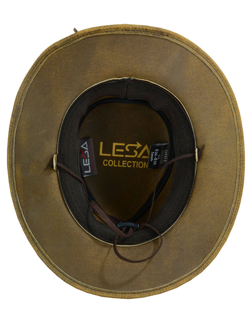 Lesa collection inc - Sahara Leather Hats Western Style for Men and Women shapeabl