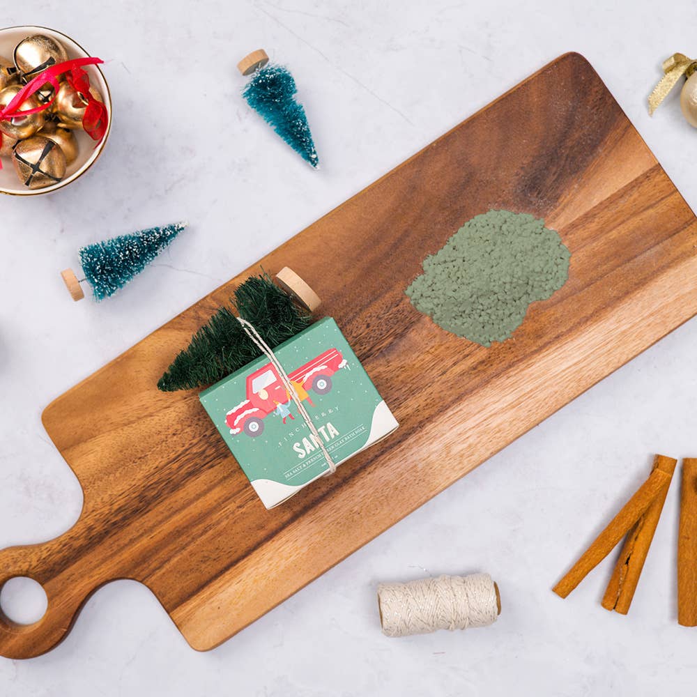 FinchBerry - Santa -Clay & Salt Soak - Christmas Holiday Stocking Stuffer