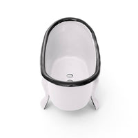 FinchBerry - Farmhouse White Metal Bathtub Soap Dish