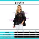 Young Threads - Boho Chic Jhabla Top with Georgette and Lace