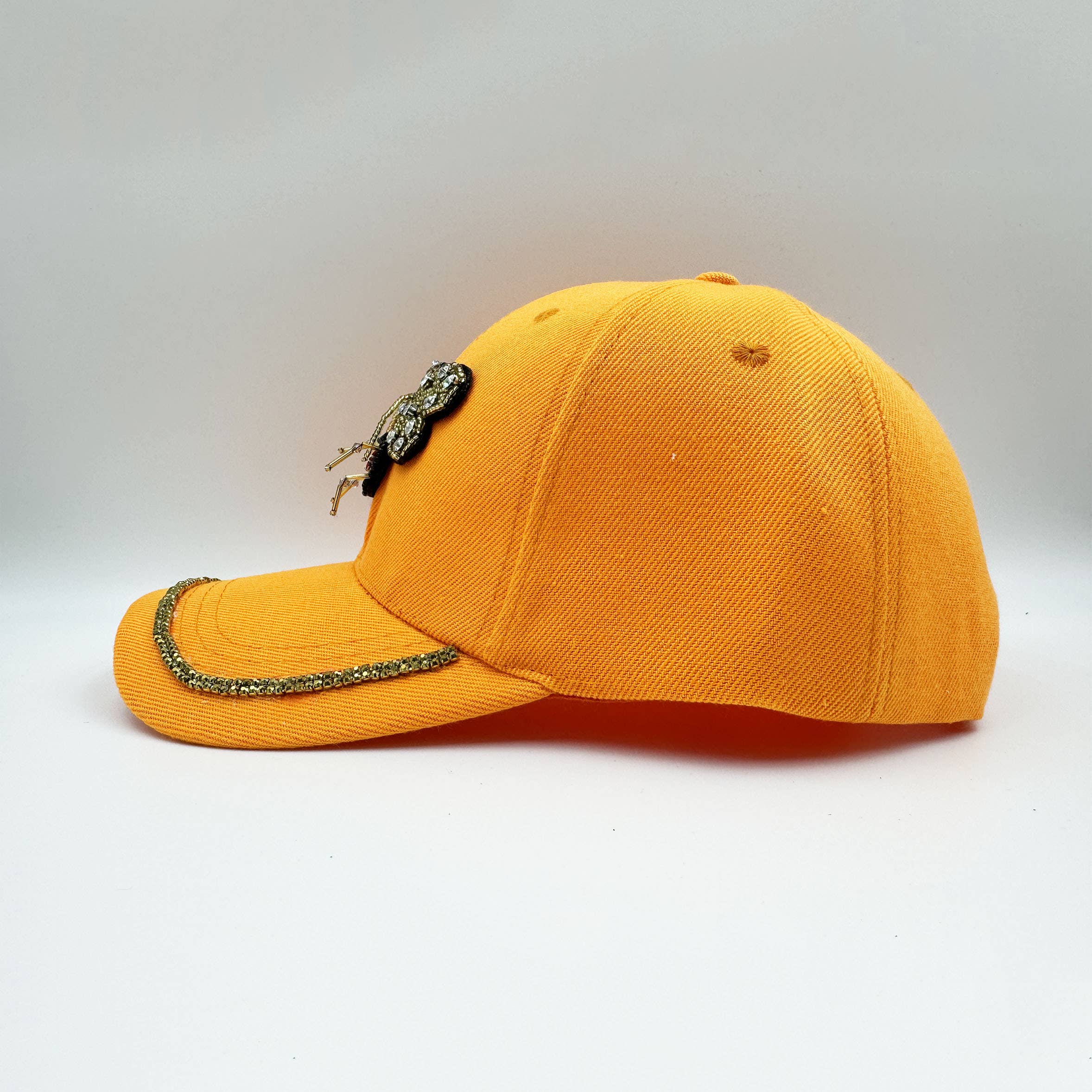 Ole - Bee Seed Bead Rhinestone Cap C0798