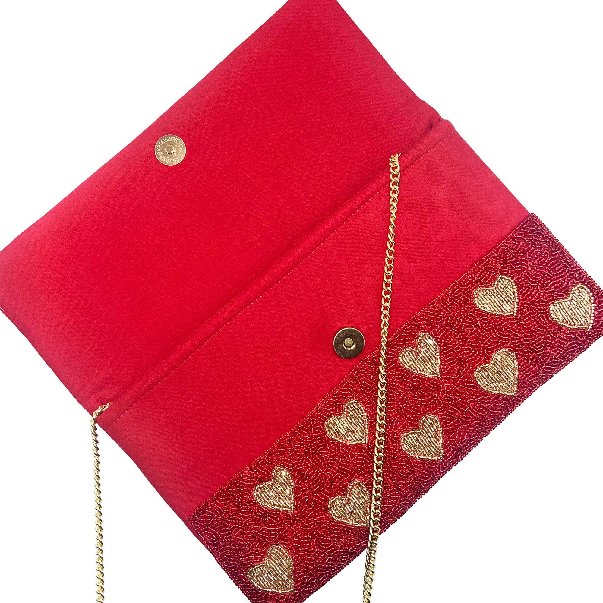 Ole - Heart Bead Clutch LAC-SS-710