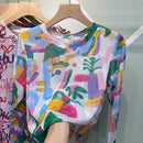 Hope & Sunshine - Tie-Dye Mesh Top