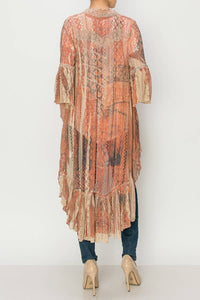 Origami Apparel ~  Lace and Crochet inspired - OLS-4508 SAVANAH Cardigan