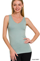 42POPS - ",,,..._ 2 Way V-neck/Scoop neck Seamless Tank