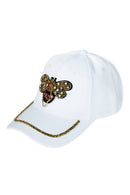 Ole - Bee Seed Bead Rhinestone Cap C0798