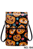 Ole - Halloween Pumpkin Printed Crossbody HB0580 - NO.184BK