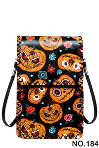 Ole - Halloween Pumpkin Printed Crossbody HB0580 - NO.184BK