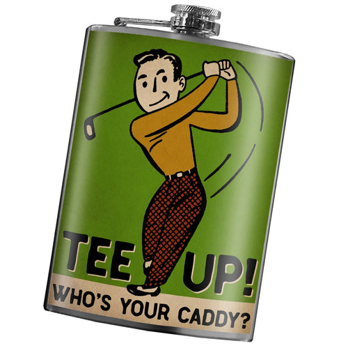 Lucky Jack “Who’s Your Caddy?” Golf Flask