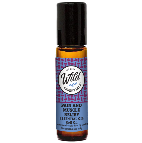 Wild Essentials - Pain & Muscle Relief Essential Oil Roll On - 10ml