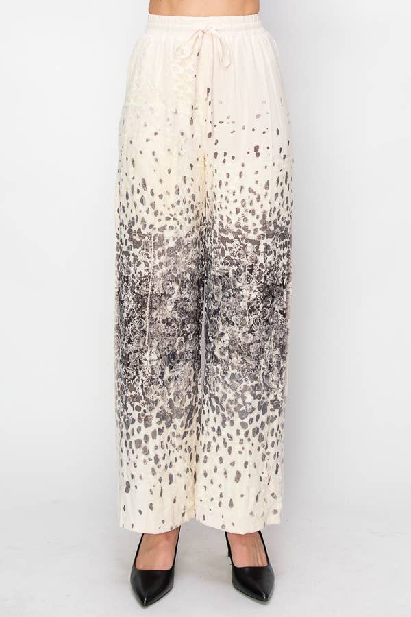 Origami Apparel ~  Lace and Crochet inspired - OLS-4703 BG/LEOROSE