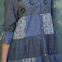 Young Threads - 3/4 Ruffle Sleeves Western Blouse Top (New Color)