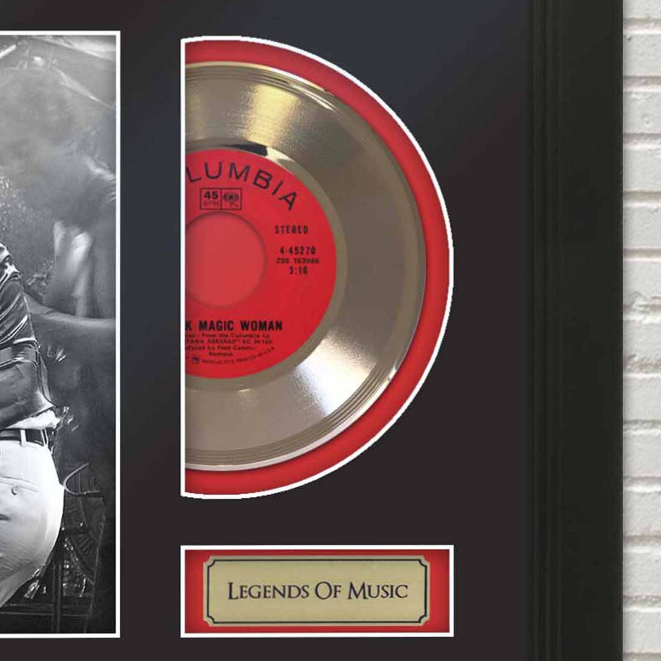 Gold Record Outlet - Carlos Santana Legends of Music Gold Display