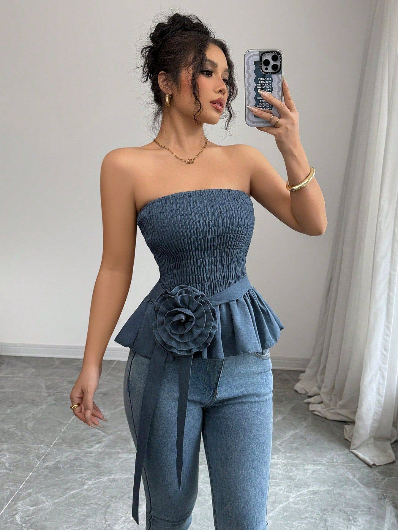 Hope & Sunshine - Solid Color Strapless Tube Top