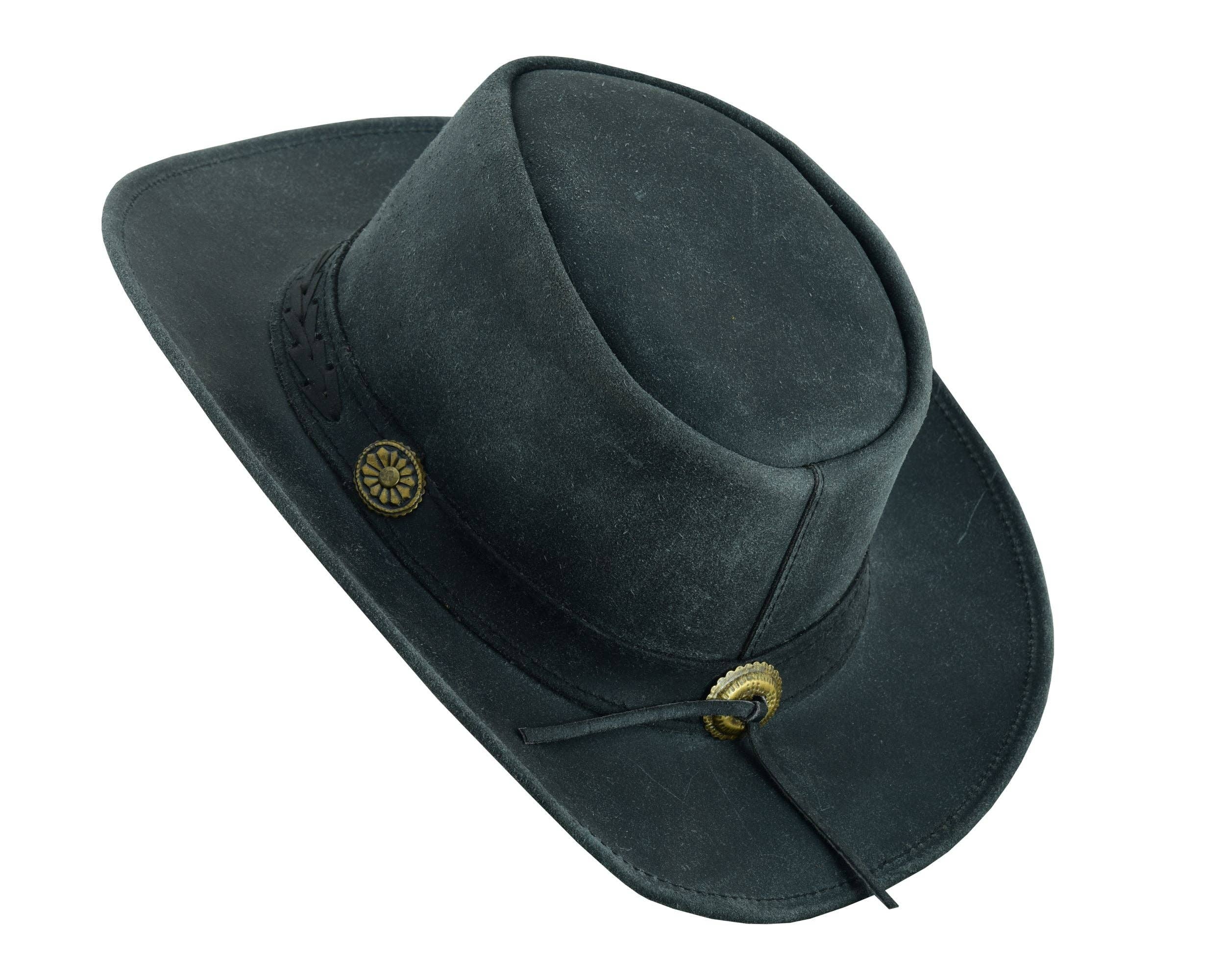 Lesa collection inc - Sahara Leather Hats Western Style for Men and Women shapeabl