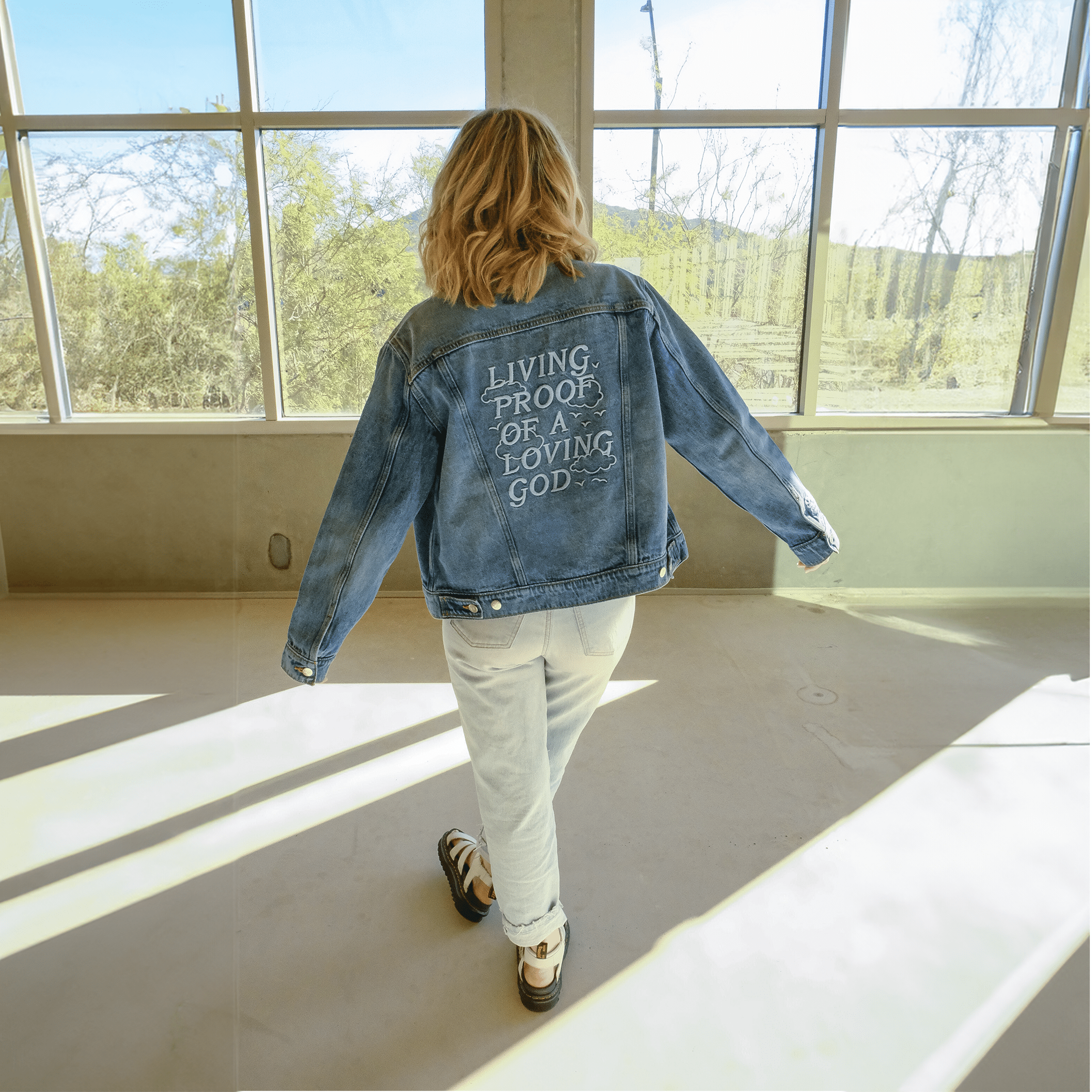 Love in Faith - Living Proof Denim Jacket