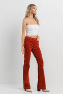 Jelly Jeans - Rust Corduroy Pull On Flare