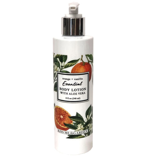 Kiss Me In The Garden Orange and Vanilla Pump Body Lotion