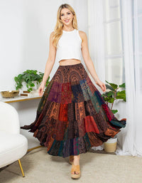 Kathmandu Imports - RAYON LONG SKIRT (TH-1863)