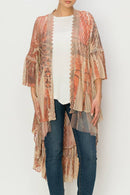 Origami Apparel ~  Lace and Crochet inspired - OLS-4508 SAVANAH Cardigan