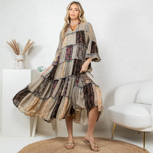 Young Threads - Timeless Long Jhabla Dress - Elegant & Chic (New Color)