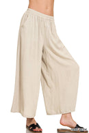 42POPS - '.....Woven Elastic Band Pants With Pocket