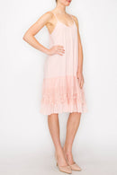 Origami Apparel ~  Lace and Crochet inspired - OLS-4672PINK