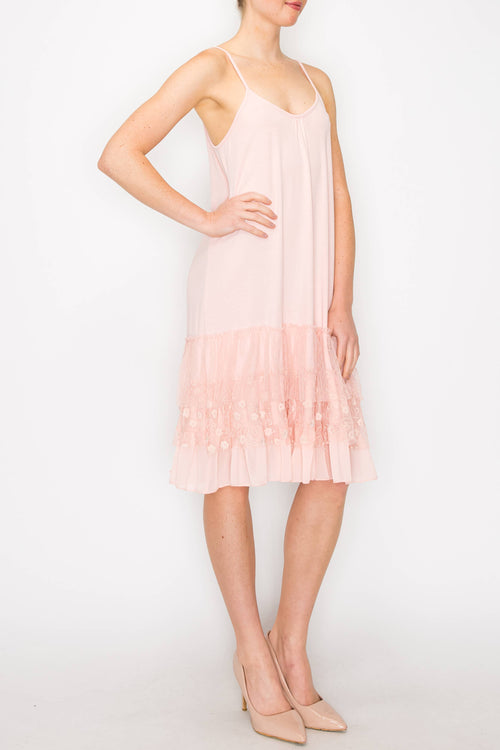 Origami Apparel ~  Lace and Crochet inspired - OLS-4672PINK