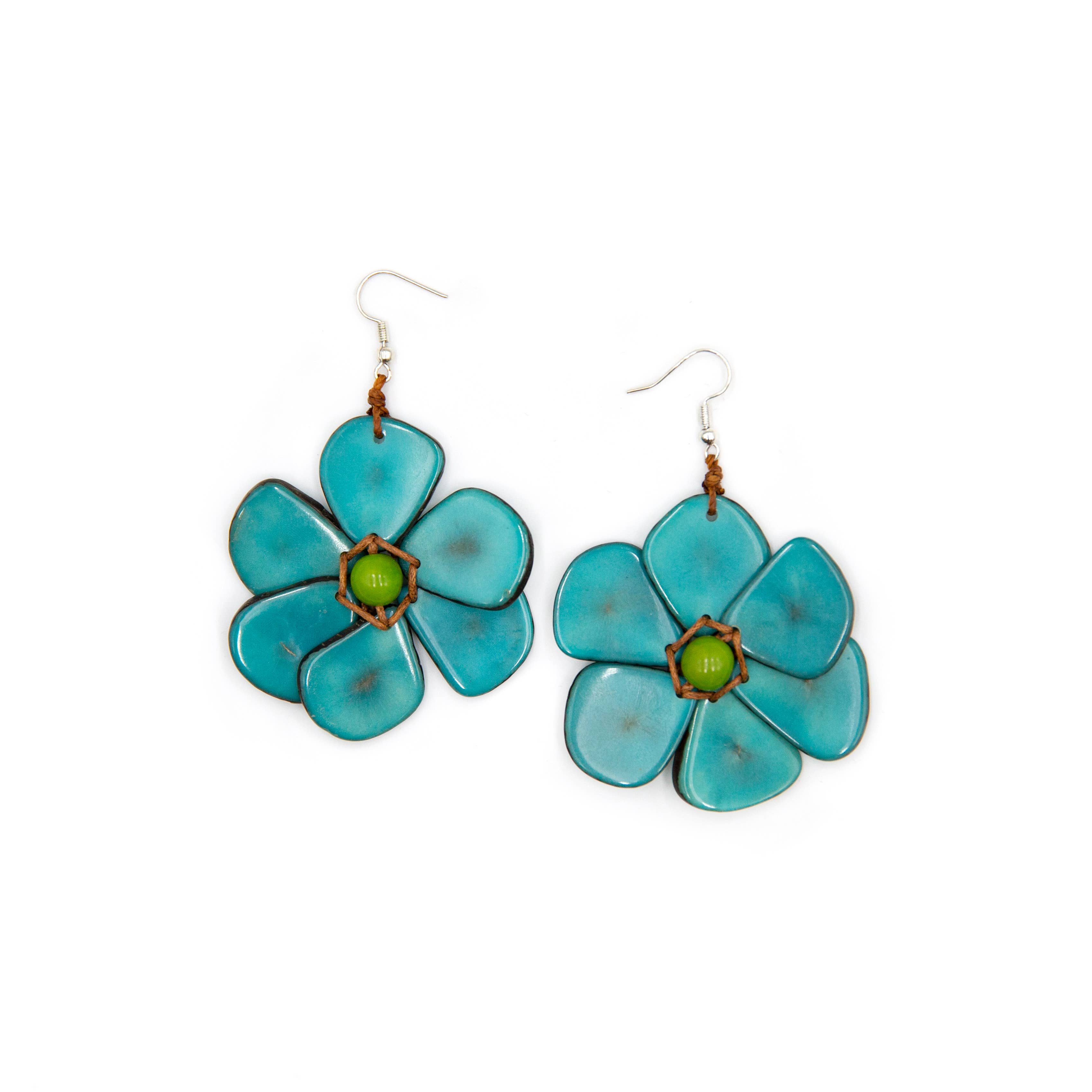 Organic Tagua Jewelry - Rosalia Earrings