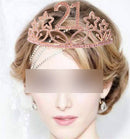 Ole - Birthday Star Rhinestone Crown Headband L3959