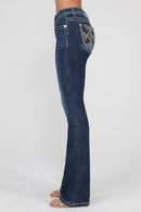 Miss Me - M9250B - Mid-Rise Bootcut Jeans
