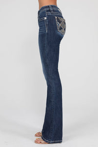Miss Me - M9250B - Mid-Rise Bootcut Jeans