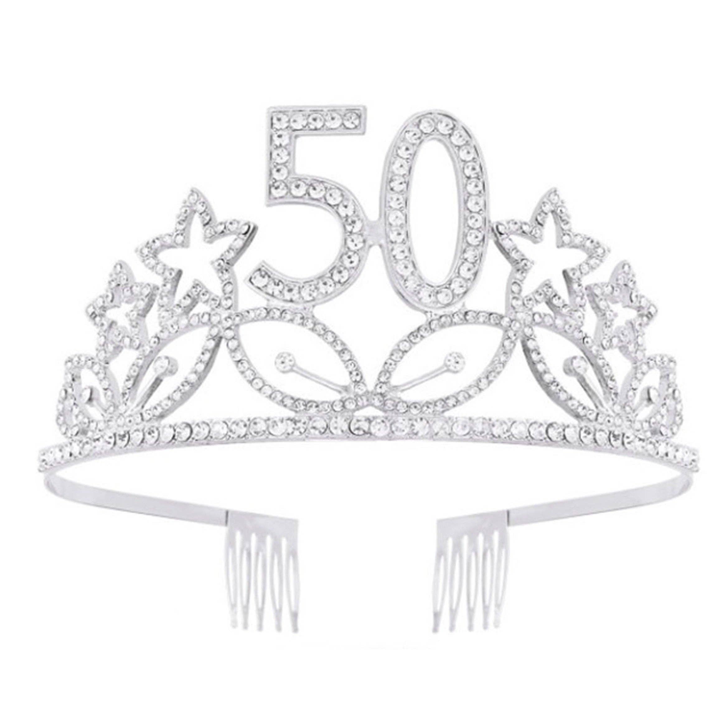 Ole - Birthday Star Rhinestone Crown Headband L3959