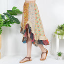 Young Threads - Bohoemian Mid-Length Skirt with Rayon Print (New Color) SK23162